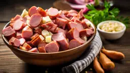 Przepis na kiełbasę szynkową parzoną - odkryj, jak zrobić domową kiełbasę szynkową