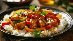 Kurczak z warzywnym ryżem: Smaczny i łatwy obiad