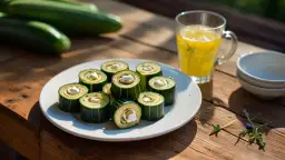 Roladki z cukinii z serem feta: Lekka przekąska na letnie dni