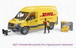 Samochód kurierski zabawka, który rozweseli każde dziecko i pobudzi wyobraźnię