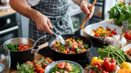 Jak ludzie relaksują się po spędzeniu czasu w kuchni