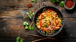 Mien makaron: Szybki przepis na aromatyczny makaron z Azji