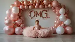 Roczek dziewczynki w stylowym body Ale szok mam już rok - inspiracje