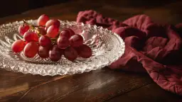 Kryształowa patera , czyli idealny dodatek do Twojej jadalni