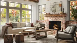 Ściana z kominkiem: 14 inspirujących aranżacji do salonu