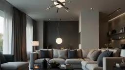 Lampa sufitowa srebrna: Jak wybrać srebrną lampę sufitową do salonu?