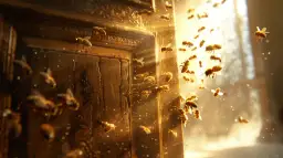 Pszczoły w domu: Co symbolizują w twoim śnie o rodzinie i pracy?