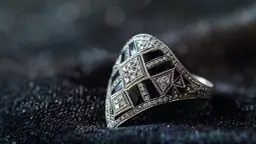 Pierścionki Art Deco: zachwyć się klasą pierścionków art deco