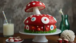 Tort grzyb: Oryginalny pomysł na urodzinowy tort dla dzieci