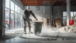 Czym wyrównać posadzkę w garażu?