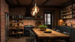 Stół kuchenny loft: Centrum rodzinnych spotkań w stylu