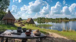 Gród w Biskupinie: Co skrywa pradawna osada? Tajemnice wykopalisk