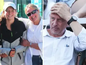 Dorota Świątek z córką, uśmiechnięte, obok mężczyzna zmartwiony.