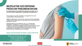 Bezpieczne szczepienie przeciw pneumokokom dla mieszkańców woj. łódzkiego 55-64 lat z chorobami płuc. Zapisy na bezpłatną pneumokoki szczepionkę.