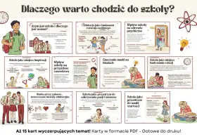 Ilustracja do gazetki szkolnej: szkoła jako miejsce rozwoju, inspiracji i budowania relacji. Daje pomysł na gazetkę szkolną.