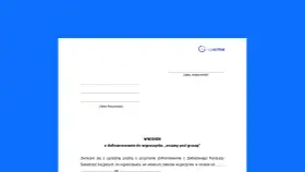 Wniosek o dofinansowanie do wypoczynku „wczasy pod gruszą" dla nauczycieli.