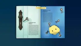 Ein Schlüssel passt perfekt in ein antikes Schloss. Das Schlüssel-Schloss-Prinzip erklärt, wie Moleküle andocken.