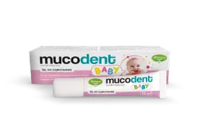 Żel Mucodent Baby na ząbkowanie, łagodzi dziąsła maluszka. Idealny podczas ząbkowania.