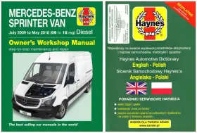 Instrukcja obsługi i napraw dla Mercedes-Benz Sprinter Van (2009-2018) Diesel. Haynes oferuje poradniki dla Twojego Sprinter 906.
