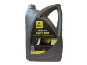 Bidon d'huile moteur 5L "RACING PRO 5W30 FAP" de Selection Emeraude.