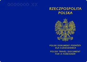 Polski paszport, dokument podróży dla cudzoziemca, z godłem Polski. Jego wysoki polski paszport ranking świadczy o bezpieczeństwie.