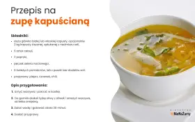 Przepis na zupę kapuścianą, idealną na 7-dniową dietę kapuścianą. Aromatyczna zupa z kapusty, warzyw i przypraw.