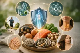 Le sélénium, essentiel pour l'immunité, la thyroïde, les cheveux et les ongles, se trouve dans ces aliments : saumon, fruits de mer, œufs, noix du Brésil.