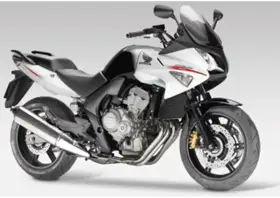 Sportowy motocykl Honda CBF 600 w kolorze białym i czarnym. Poznaj jego honda cbf 600 dane techniczne.