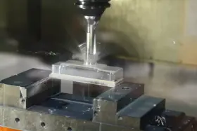 Precyzyjne frezowanie aluminium z chłodzeniem. Optymalne parametry obróbki zapewniają czystość powierzchni.