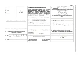 Formularz wniosku o paszport, sekcja 11: podpis osoby, która zostanie zamieszczony w paszporcie.