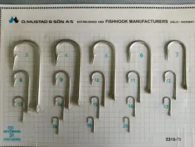 Różne rozmiary haczyków Mustad, od 3 do 20. Idealny jaki haczyk na płoć znajdziesz wśród tych klasycznych modeli.