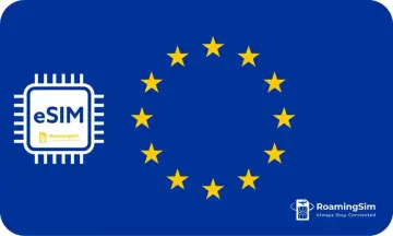 eSIM od RoamingSim to Twój klucz do taniego internetu za granicą w całej Unii Europejskiej.