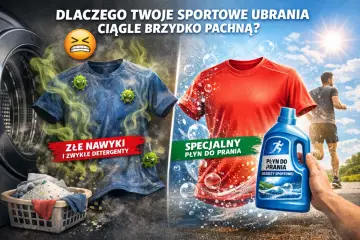 Złe nawyki podczas prania niszczą membranę w odzieży sportowej. Zwykłe detergenty i wirusy zapachu psują ubrania.