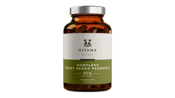 Suplement diety Vitama Nature - kompleks na włosy, skórę i paznokcie. Dowiedz się, jakie witaminy na paznokcie znajdziesz w tym produkcie.