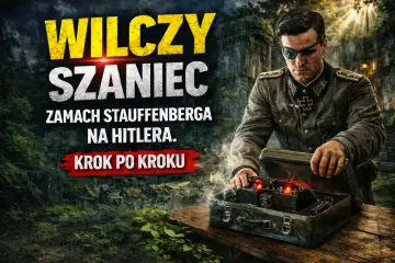 Wilczy Szaniec: zamach Stauffenberga na Hitlera. Kluczowy moment przygotowań, gdy von Stauffenberg otwiera walizkę z bombą.