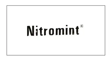 Logo Nitromint z zarejestrowanym znakiem towarowym.
