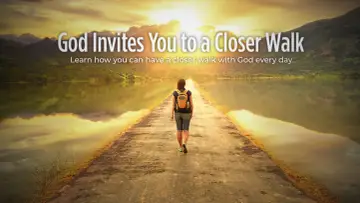 A person walks down a path towards a bright horizon, symbolizing a journey to draw near to God.