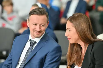 Justyna Kowalczyk i Maciej Kurzajewski w rozmowie. Ich wspólna historia budzi zainteresowanie, podobnie jak ta fotografia.