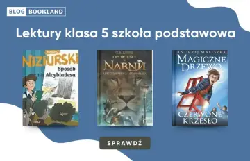 Książki z listy lektury klasa 5: "Sposób na Alcybiadesa", "Opowieści z Narnii" i "Magiczne drzewo. Czerwone krzesło".