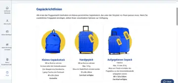 Ryanair: bagaż rejestrowany 10 kg lub 20 kg do odprawy. Dostępne są też bagaże podręczne i małe torebki.