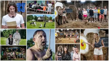 Uczestnicy z sezonu 4 "Farmy" w akcji: zawody, życie na wsi i emocje.