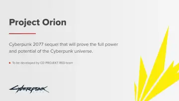 Projekt Orion: sequel Cyberpunk 2077, rozwijany przez CD PROJEKT RED, pokaże pełnię mocy uniwersum.