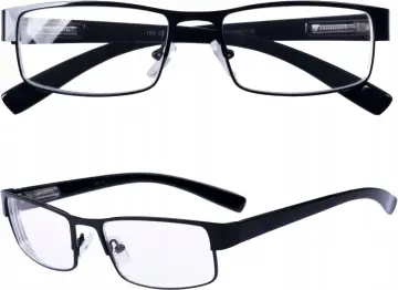Czarne okulary do czytania z soczewkami -1.50. Zastanawiasz się jakie okulary do czytania plusy czy minusy?