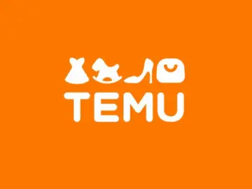 Logo Temu: sukienka, konik na biegunach, but, torebka i napis TEMU. Czy temu jest bezpieczne?
