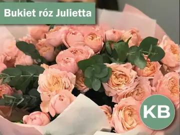 Piękny bukiet róż Julietta, idealny na rocznicę ślubu.
