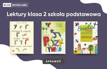 Okładki książek: "Niesamowite przygody dziesięciu skarpetek", "Detektyw Pozytywka" i "Brzechwa dzieciom. Wiersze". Idealne lektury klasa 2!