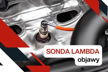 Sonda lambda zamontowana w silniku samochodowym, kluczowy element do kontroli spalin.
