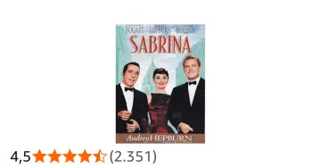 Copertina del film Sabrina (1954) con Humphrey Bogart, Audrey Hepburn e William Holden.