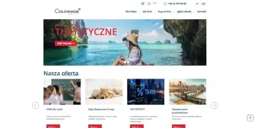 Strona Colonnade oferuje ubezpieczenia turystyczne i inne. Sprawdź opinie o Colonnade i wybierz najlepszą ofertę dla siebie.