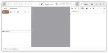 Interfejs programu do skanowania dokumentów. Widoczna opcja "Rozpoznaj wszystko" dla języka polskiego, sugerująca funkcję hp scan.